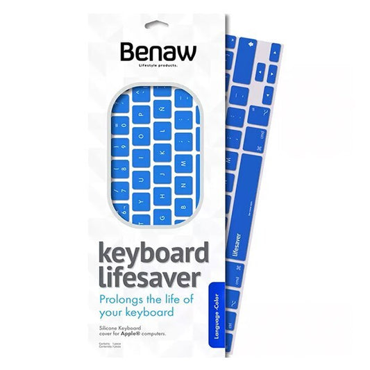 Protector De Teclado Benaw lifesaver Blue 11" Español