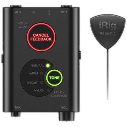 IK Multimedia Adaptador de Interfaz de Guitarra Acústica iRing p